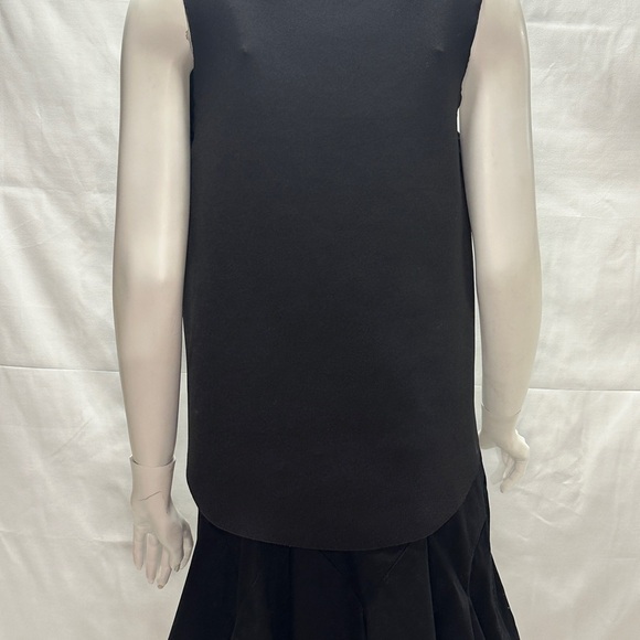 Derek Lam 10 Crosby 2 Piece Black Leather Tank over Spaghetti Strap Under Dress - Picture 3 of 11